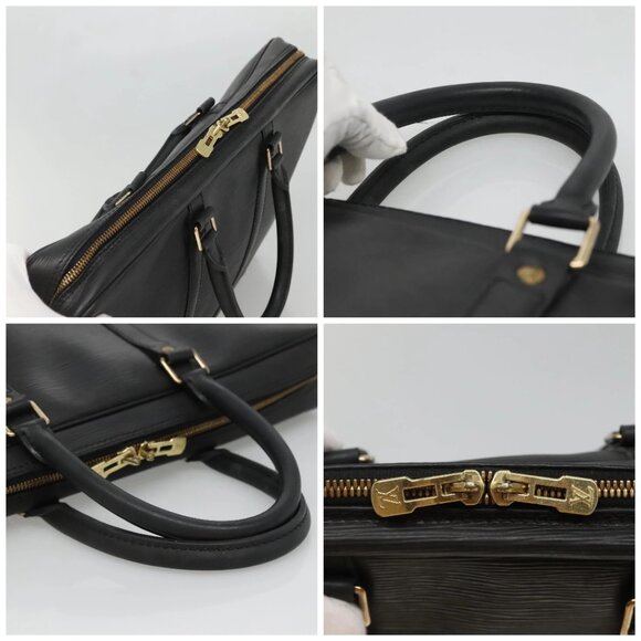 LOUIS VUITTON Epi Porte Documents Voyage Business Bag Black M54472 Auth ep9874 - Picture 16 of 16